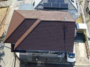 豊橋市にて屋根塗装　下地処理と高耐候塗料で長期的に安心！