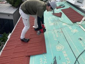 小郡市外壁塗装工事・屋根カバー工法